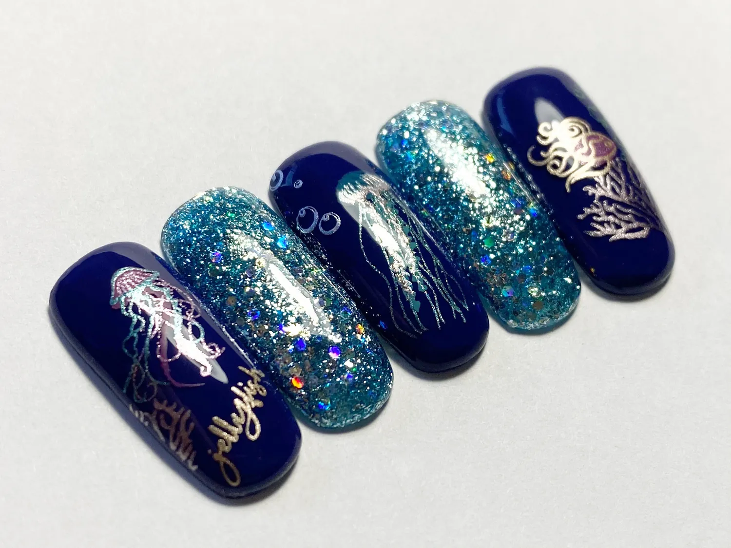 Clear Jelly Stamper Blooming Sea CjS-199 stamping plade havmotiv