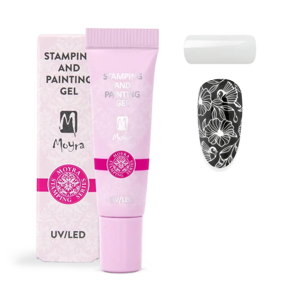 Moyra Stamping No.01 White gel 7 g hvid dækkende
