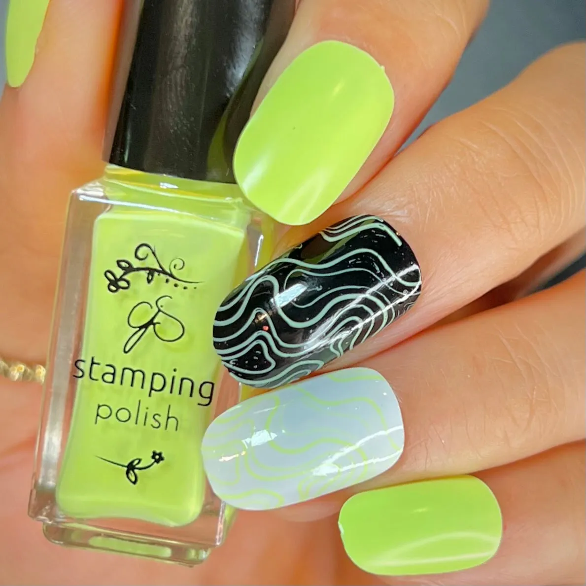 Clear Jelly Stamper 209 Limeade stamping polish grøn 5 ml