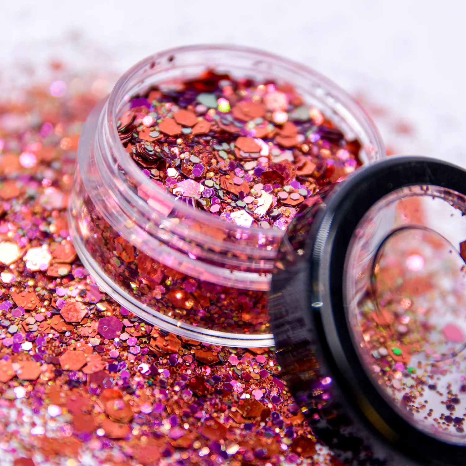 Moonflair Chameleon Glitter Flamingo Løs Glitter 4-6 g