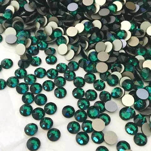Beautystones Emerald neglekrystaller smaragdgrøn