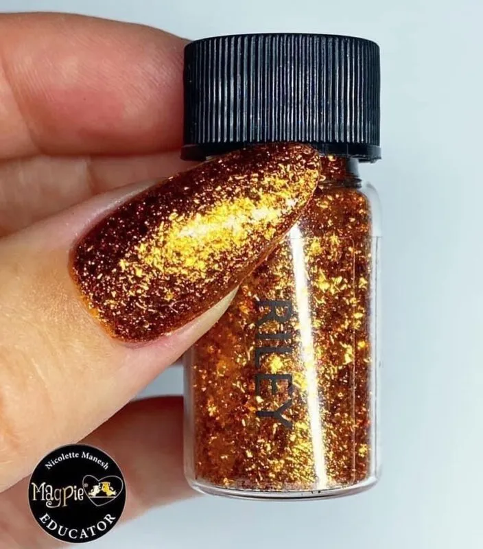 Indigo Nails Beautystones Riley flakes folie til negle