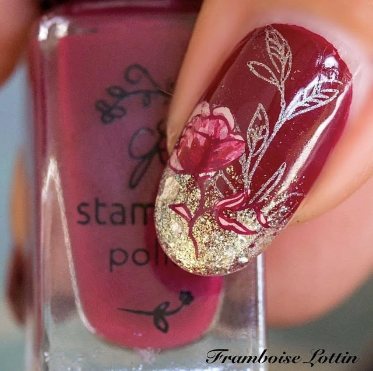 Clear Jelly Stamper Sketched Garden CjS-82 stampingplade