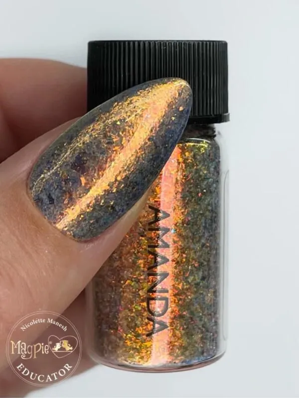 Beautystones Amanda negleflager metallisk effekt til negle