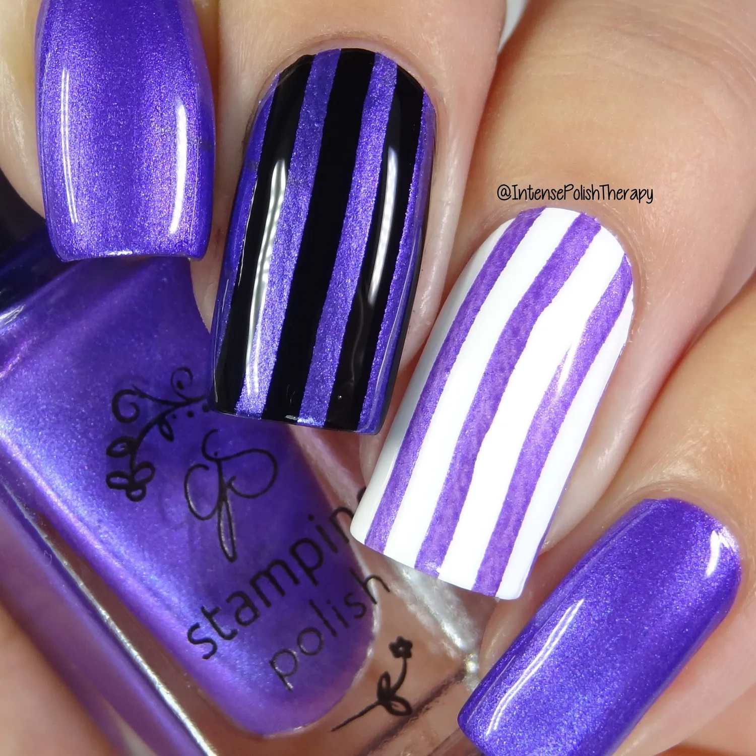 Clear Jelly Stamper 30 Plum Crazy stamping lak lilla