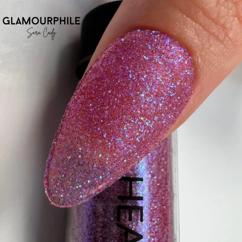 Indigo Nails Beautystones Heather negleglitter lynglilla glimmer