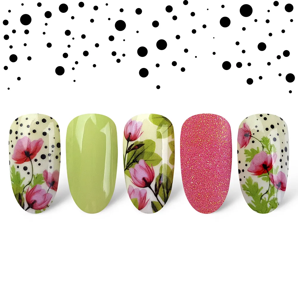 Moyra Nail art stickers No. 36 vandmærker tynde motiver