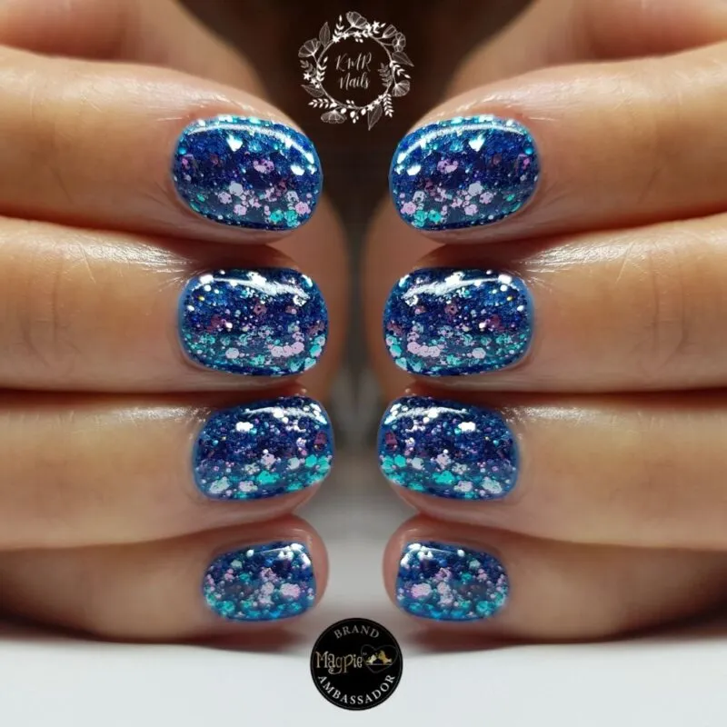 Indigo Nails Beautystones Kylie negleglitter fin glans