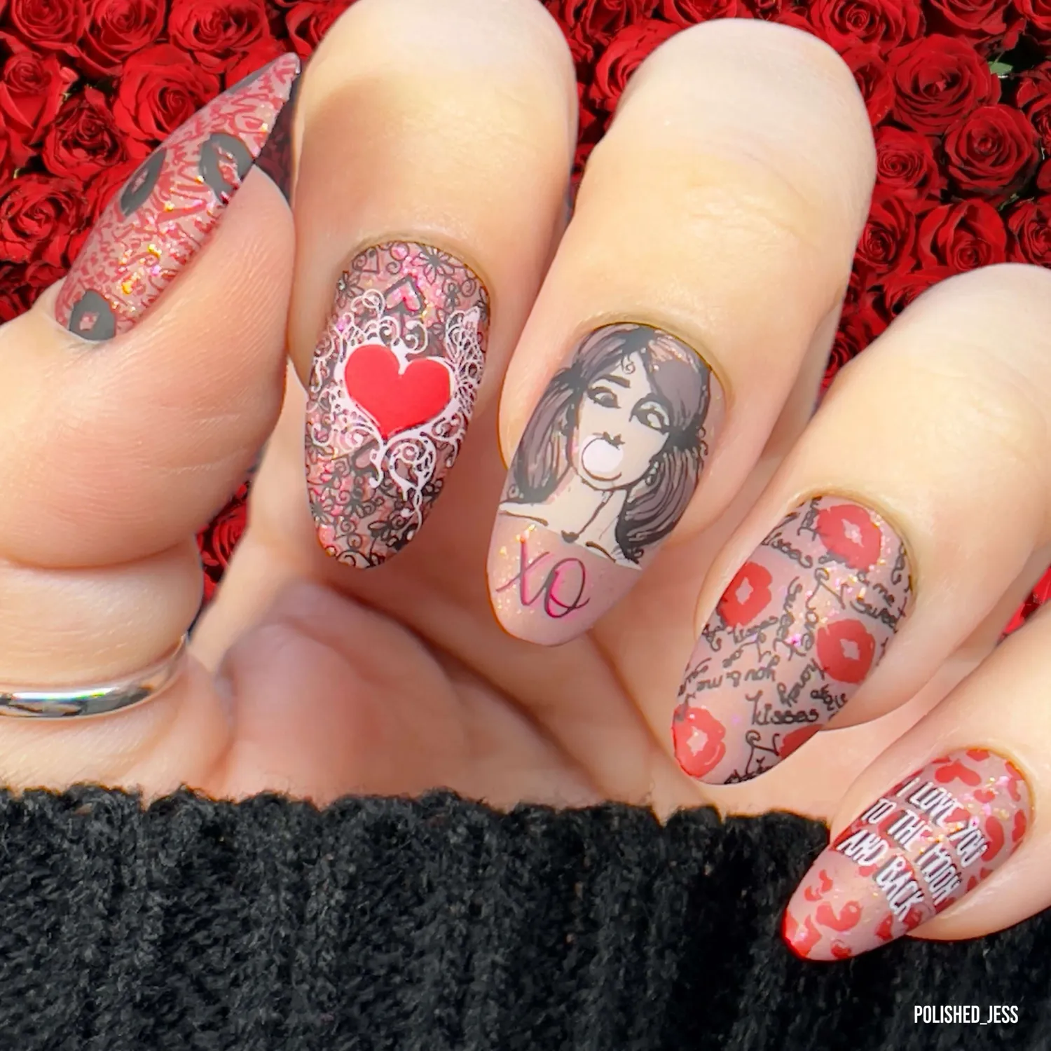 Clear Jelly Stamper CJSV-26 My Heart stampingplade hjerter