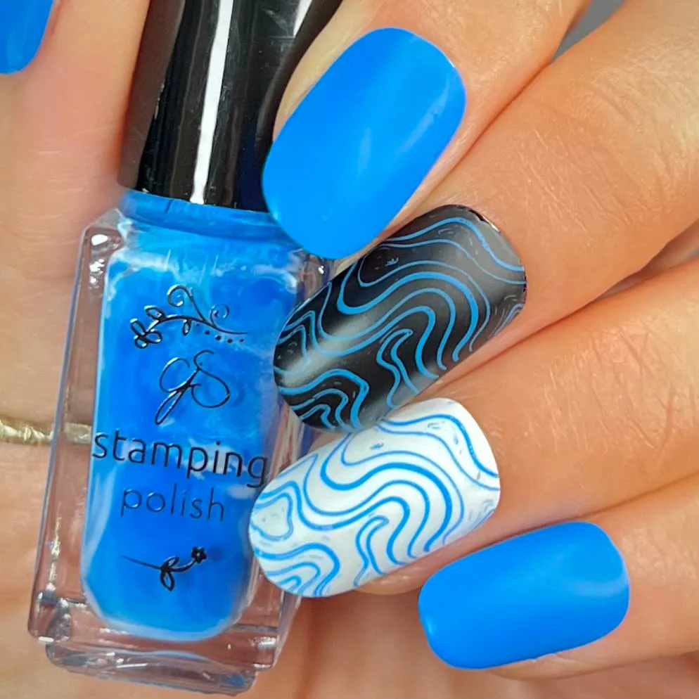 Clear Jelly Stamper 166 Strut Your Stuff stamping lak blå 5 ml