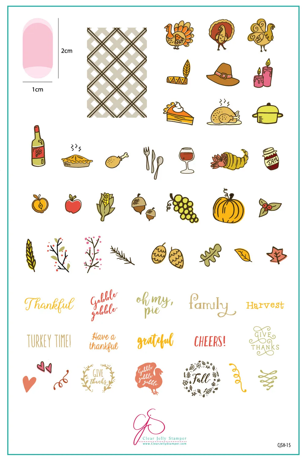 Clear Jelly Stamper Almost Nailed It stampingplade Holiday fejlsortering
