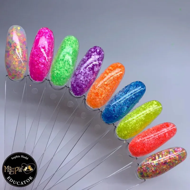 Beautystones Diversity negleglitter mix til negle