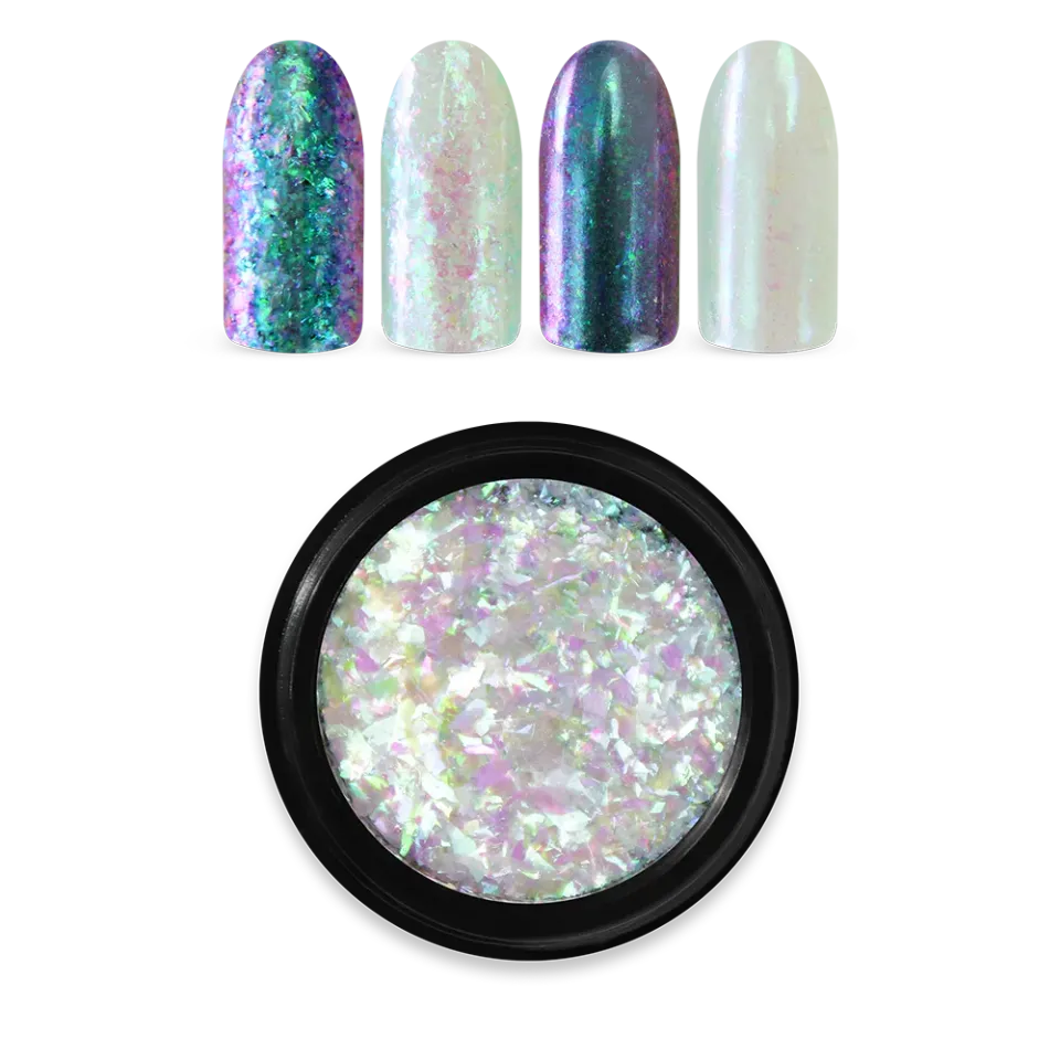 Moyra Rainbow Green negleflager 0,2 g metallic