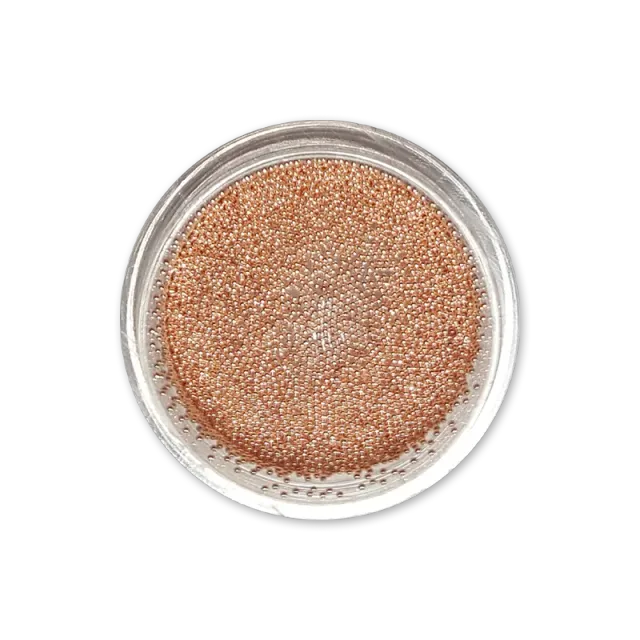 Moyra Caviar Beads 06 Rose Gold 0,4 mm negleperler 5 g