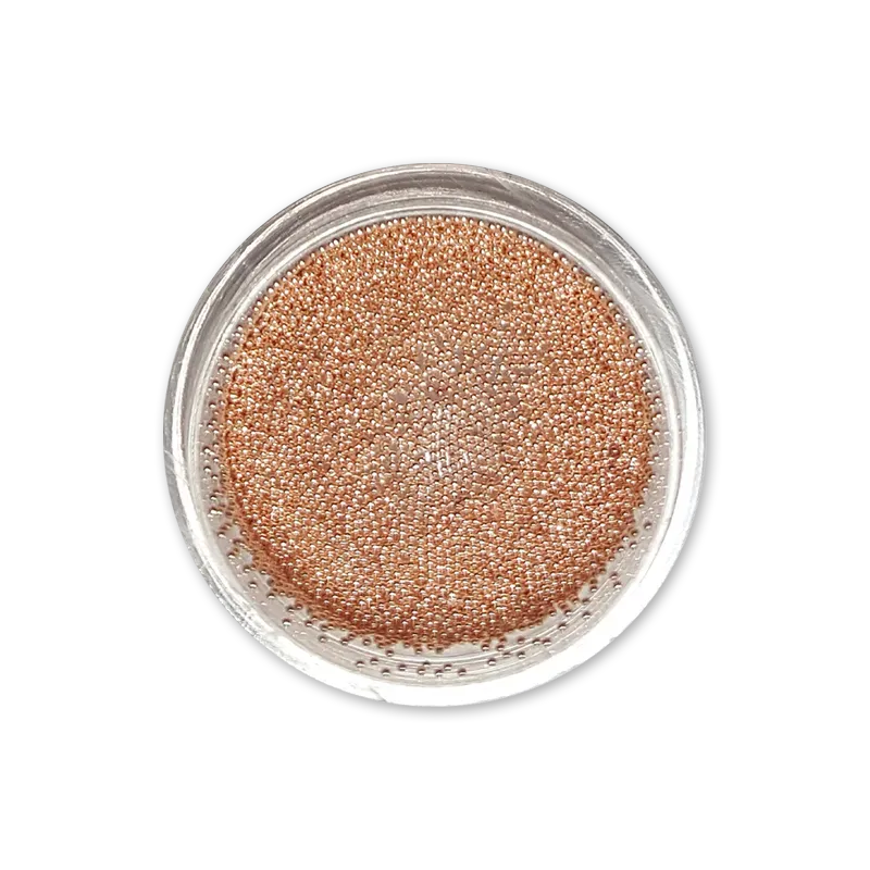 Moyra Caviar Beads 06 Rose Gold 0,4 mm negleperler 5 g