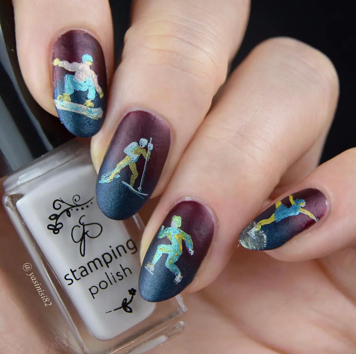 Clear Jelly Stamper CjS-179 Sporty Winter stempelplade