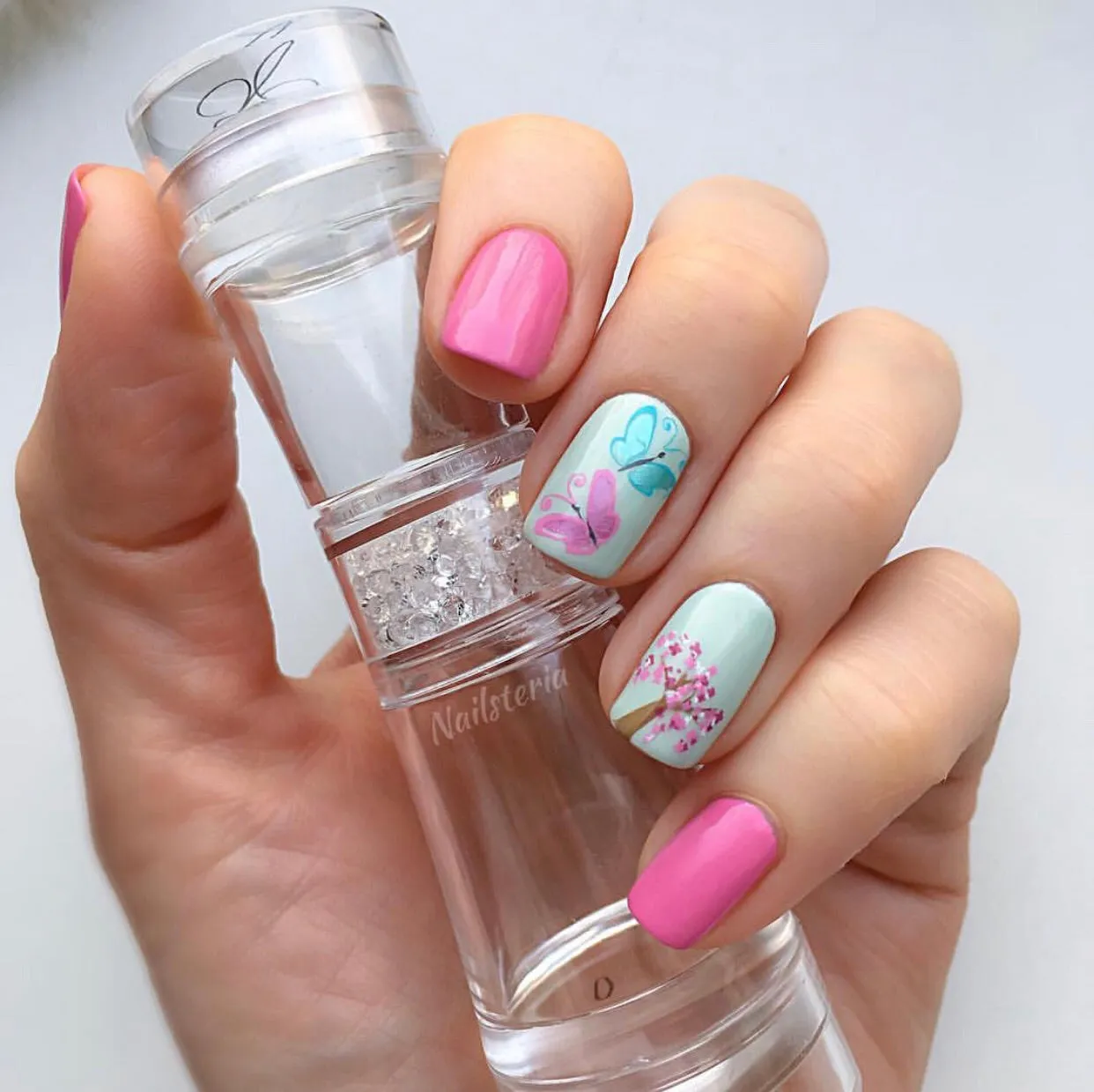 Clear Jelly Stamper CjS H-16 Hop Into Spring stampingplade påske