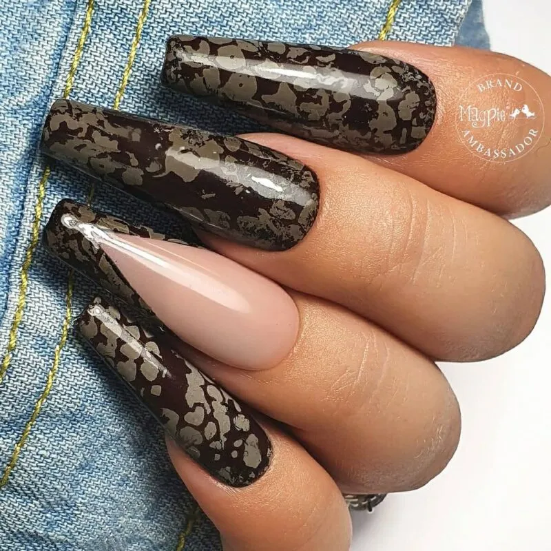 Indigo Nails Monty neglefolie metallic effekt
