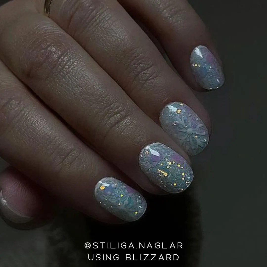 Moonflair Blizzard glitter 2-4 g hvid vinter