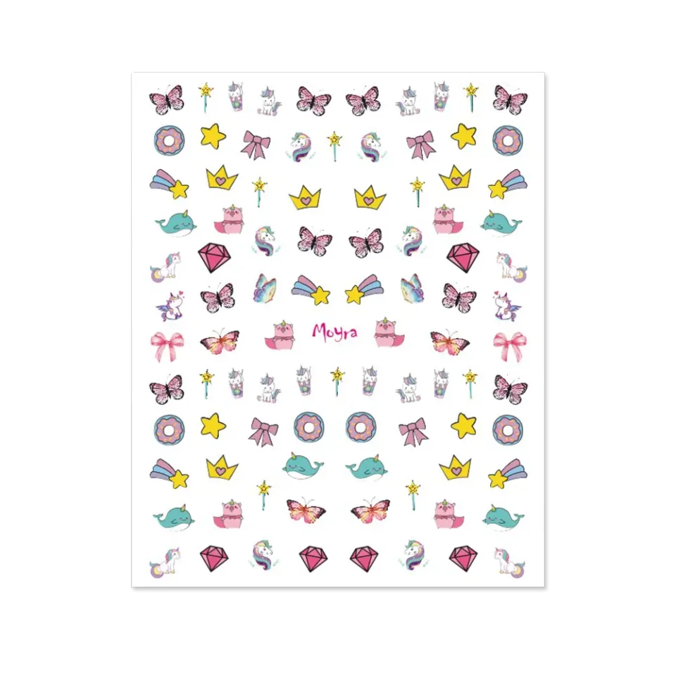 Moyra Kids Nail Sticker No. 01 negleklistermærker 2 ark