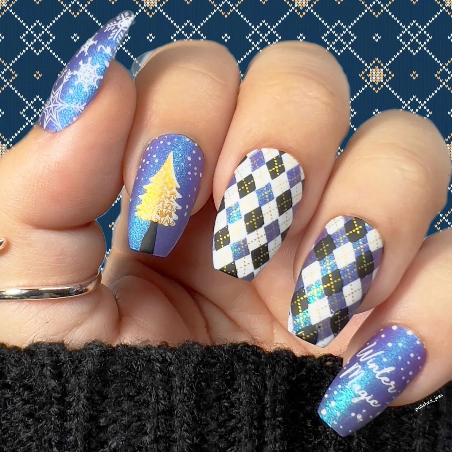 Clear Jelly Stamper CjS-324 stempelplade Patterned Winter snefnug