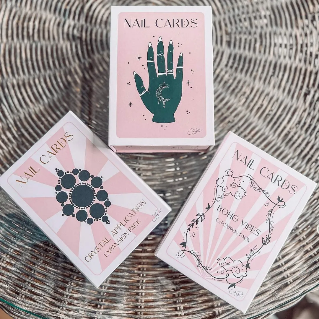 Moonflair Crystal Application Nail Cards neglekort 20 stk samleboks