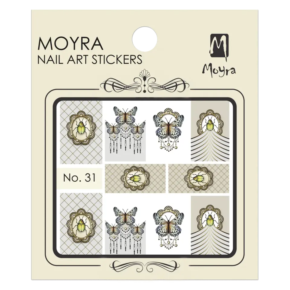 Moyra Nail Art Stickers No. 31 negleklistermærker