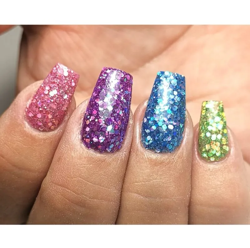 Beautystones Philippa glitter til negle med fint glimmer