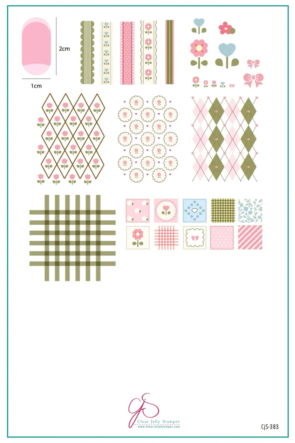 Clear Jelly Stamper CjS-383 Cozy Corner stamping plade ternet