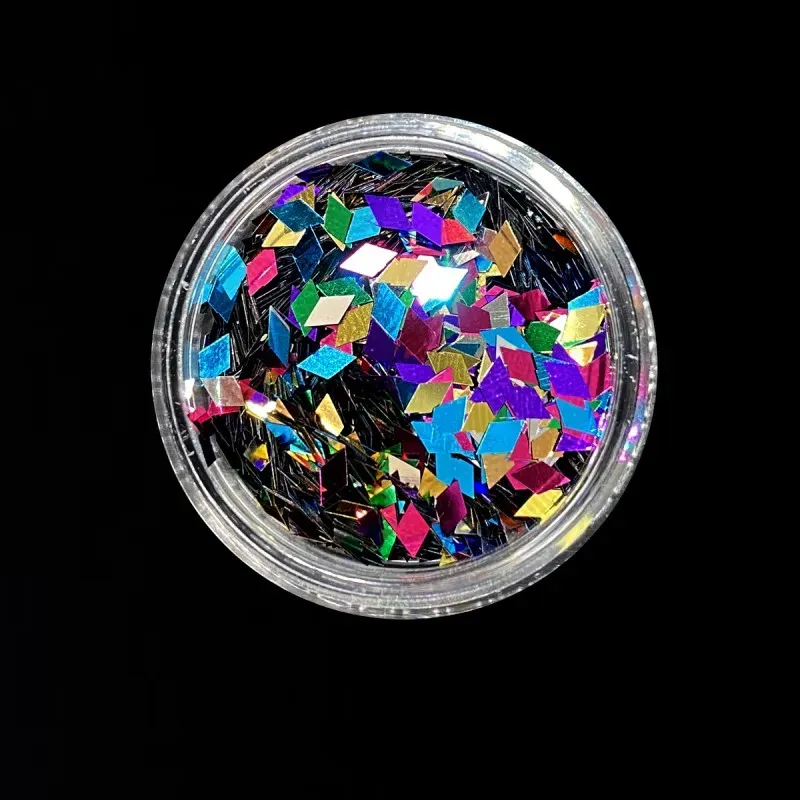 Beautystones Indigo Nails Metallic Rhombus neglepynt