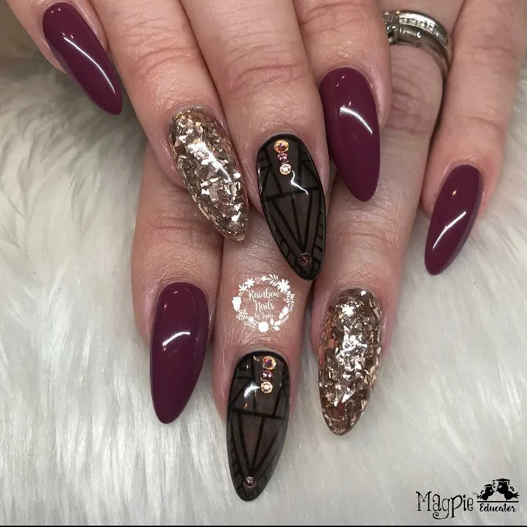Indigo Nails Beautystones Sandy negleglitter sandfarvet glimmer