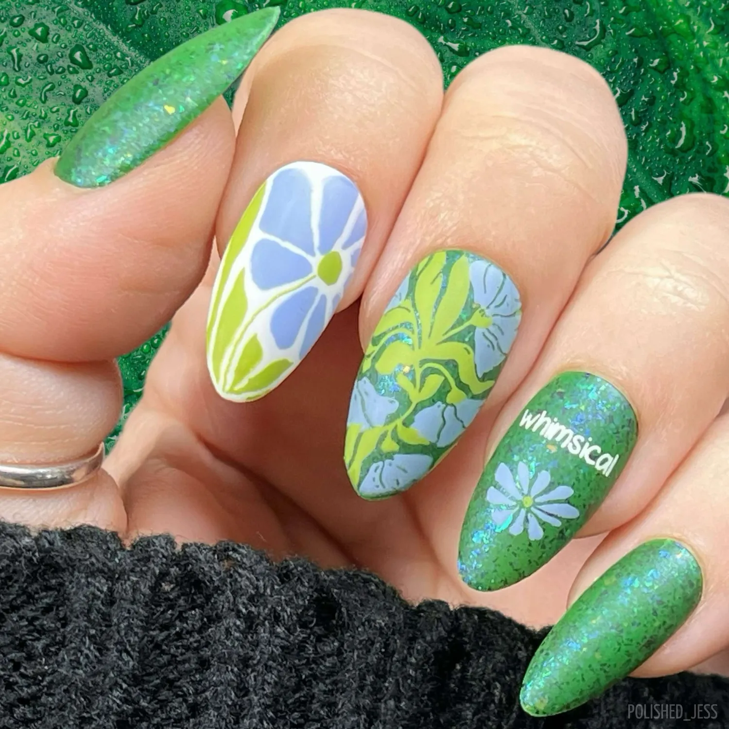 Clear Jelly Stamper CJS-364 Inspire-Floral stamping plade blomster
