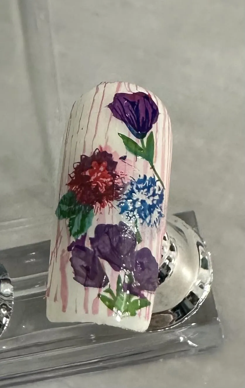Clear Jelly Stamper Floral Blossom CjS-282 stampingplade 8x8 blomster