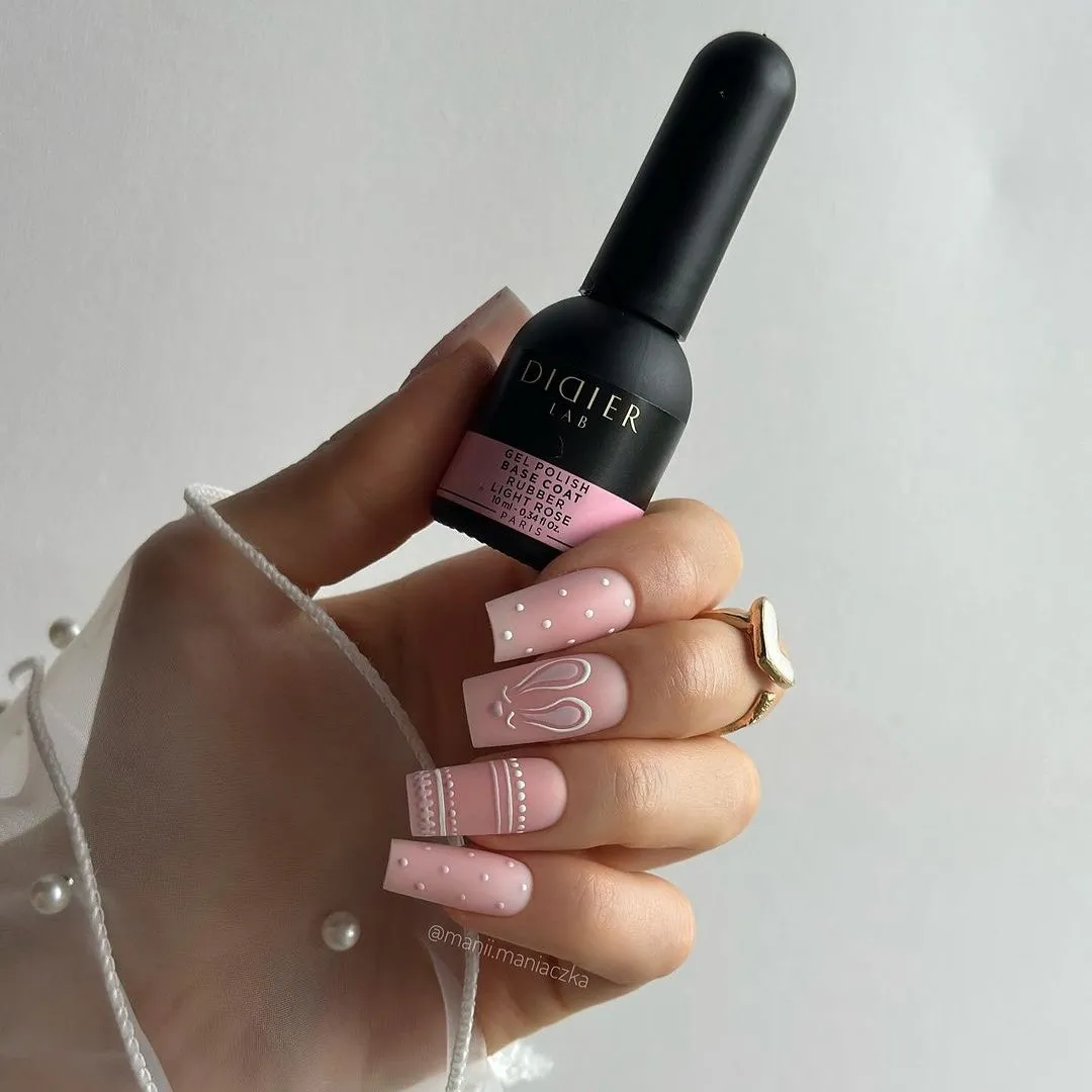 Didier Lab Rubber Base Light Rose base coat 2-i-1