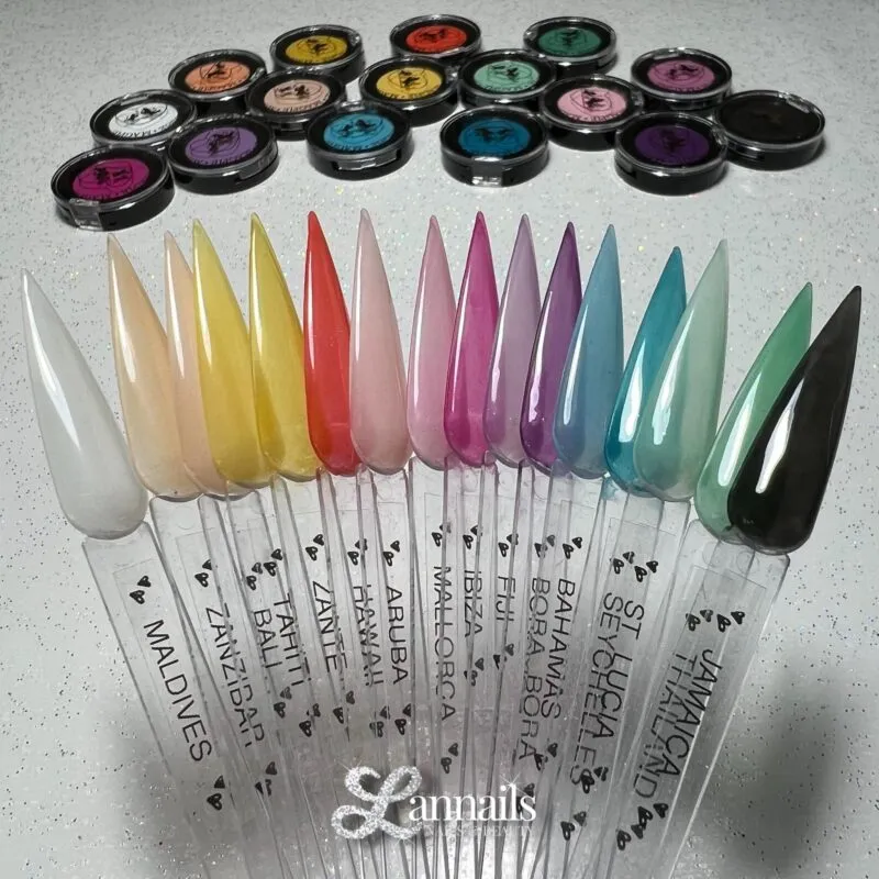 Beautystones Compact Pigment Aruba neglepigment turkis