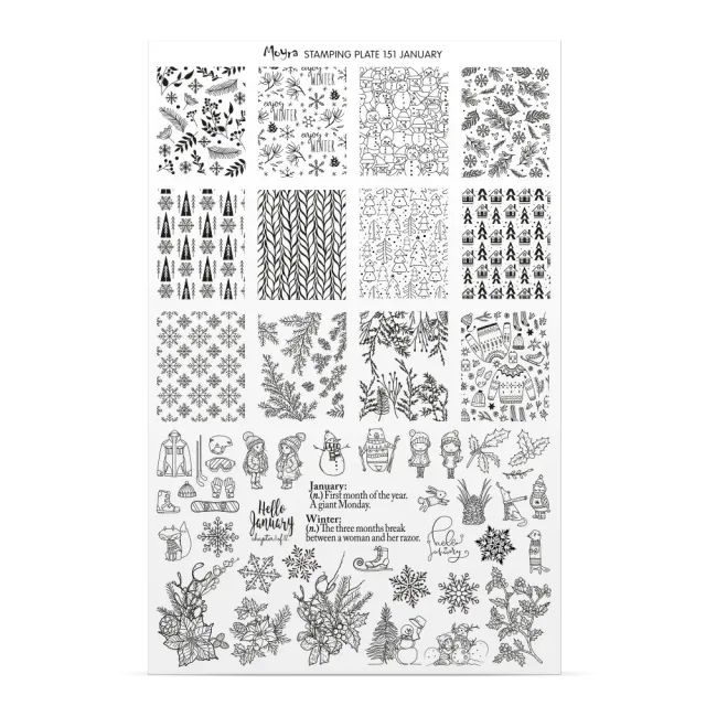 Moyra Try-on No. 151 prøveark til stamping gennemsigtig