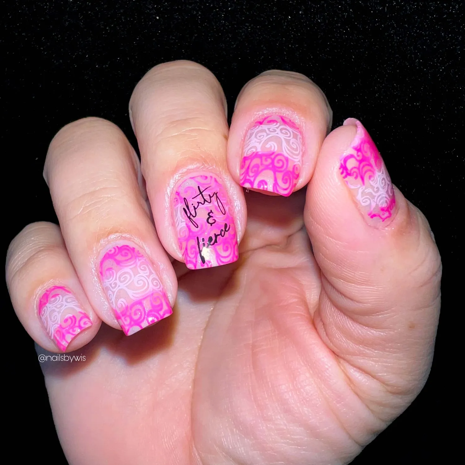 Clear Jelly Stamper CjS-260 stampingplade Flirty Fierce