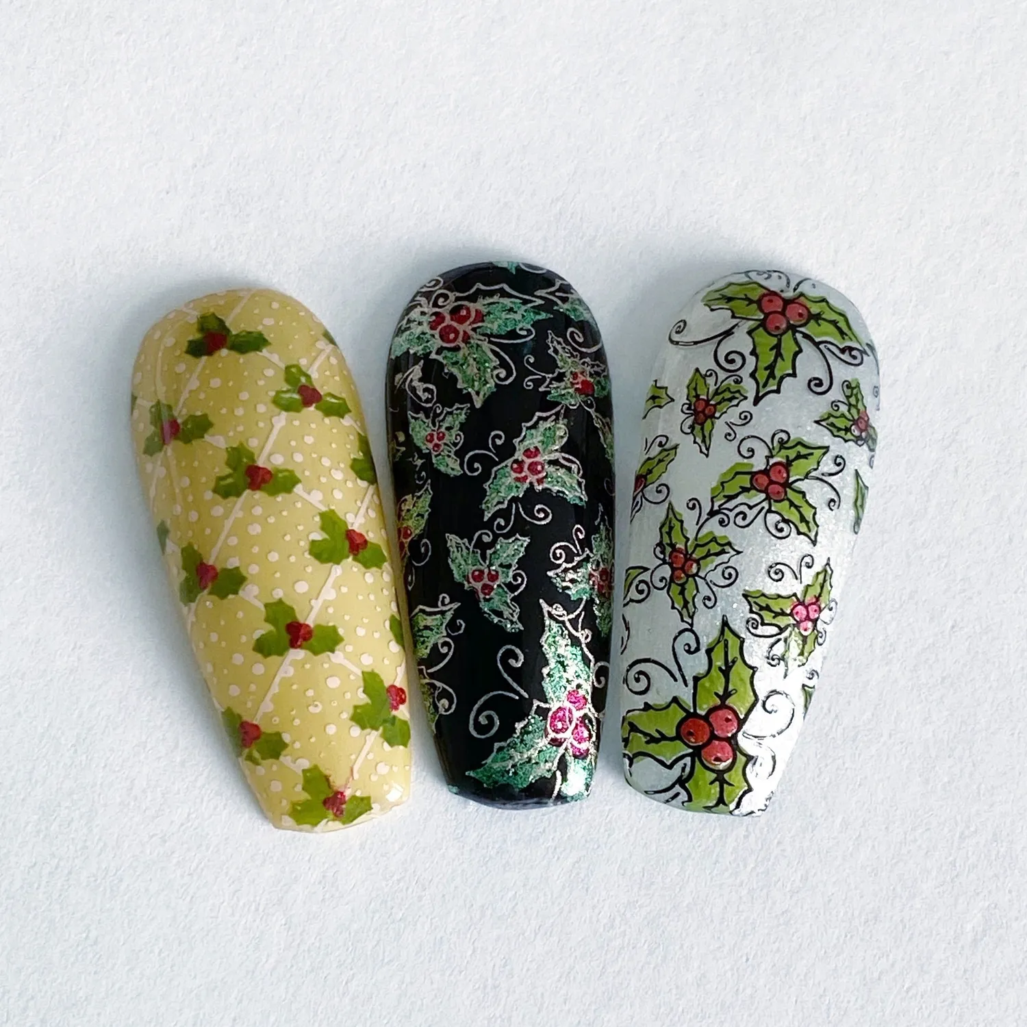 Clear Jelly Stamper CjSC-45 Holly Jolly stempelplade stor jule