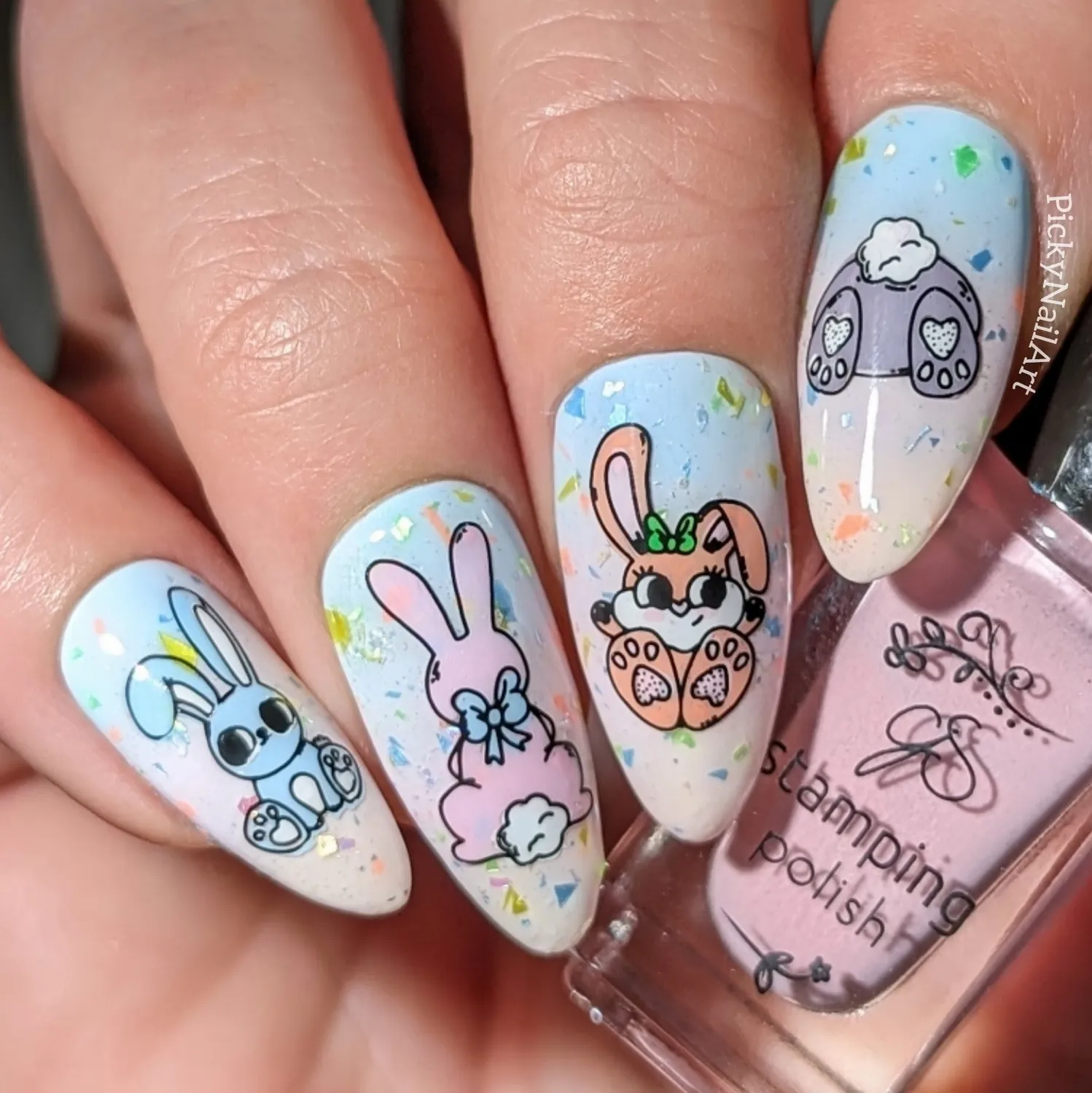 Clear Jelly Stamper Easter Groovin CjSH-107 stampingplade