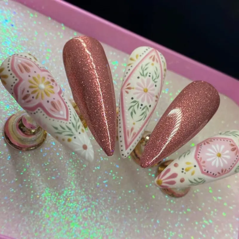 Indigo Nails Beautystones Isabel Glitter neglitter