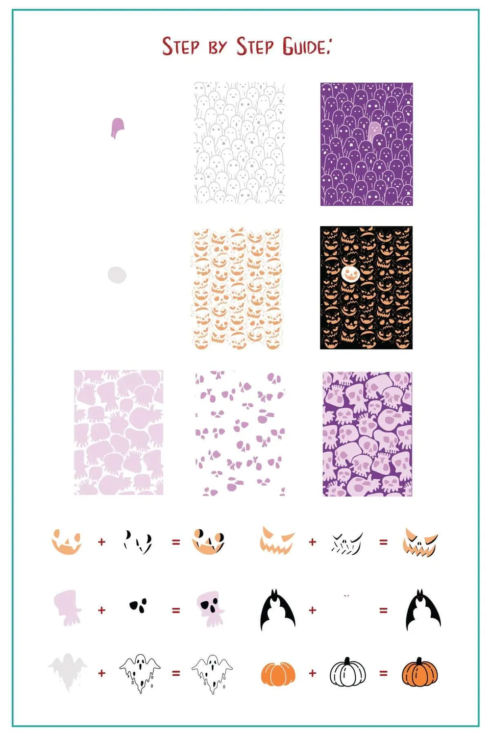 Clear Jelly Stamper Wallpaper Skeletons CjSH-118 stempelplade halloween