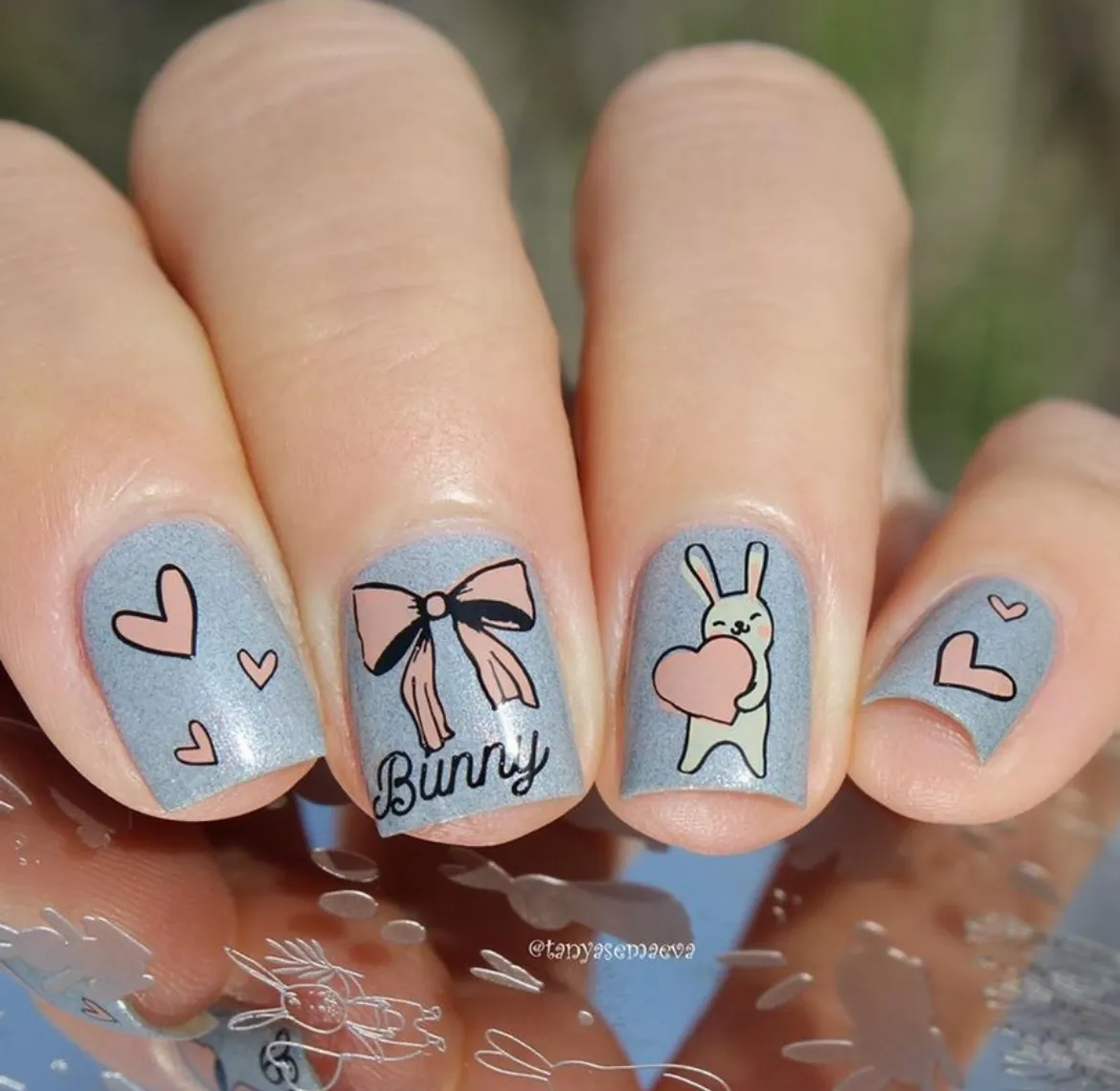Clear Jelly Stamper H-33 Honey Bunny stempelplade kanin påske