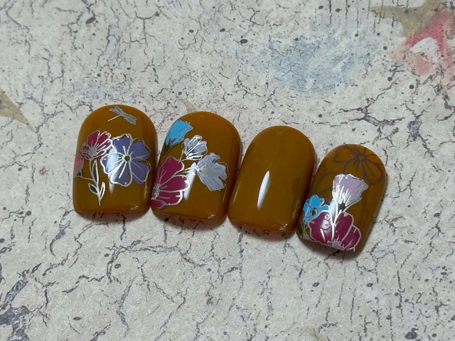 Clear Jelly Stamper CjS-352 Sweet Stems stempelplade blomster