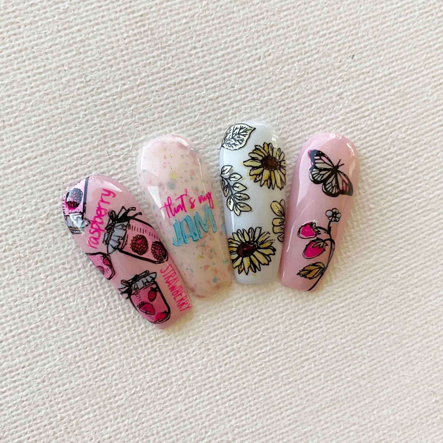 Clear Jelly Stamper CjS-262 That's My Jam stamping plade 8x8 cm