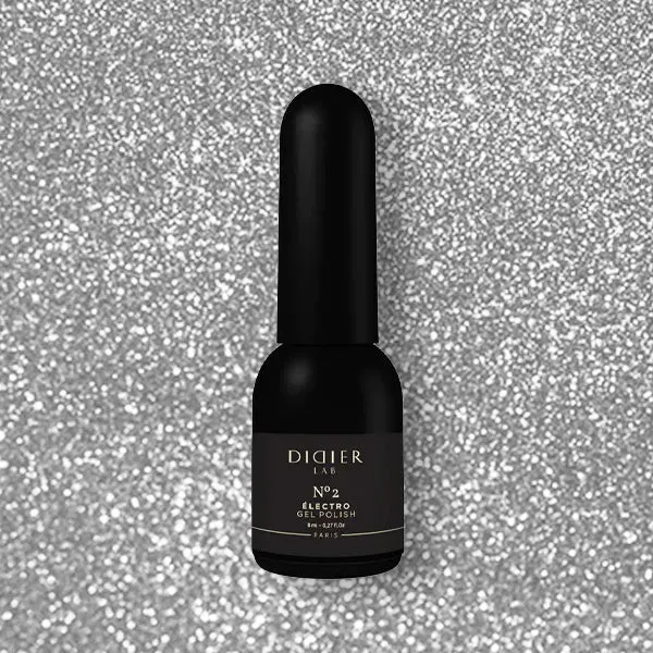 Didier Lab Electro No2 gellak sølv glimmer
