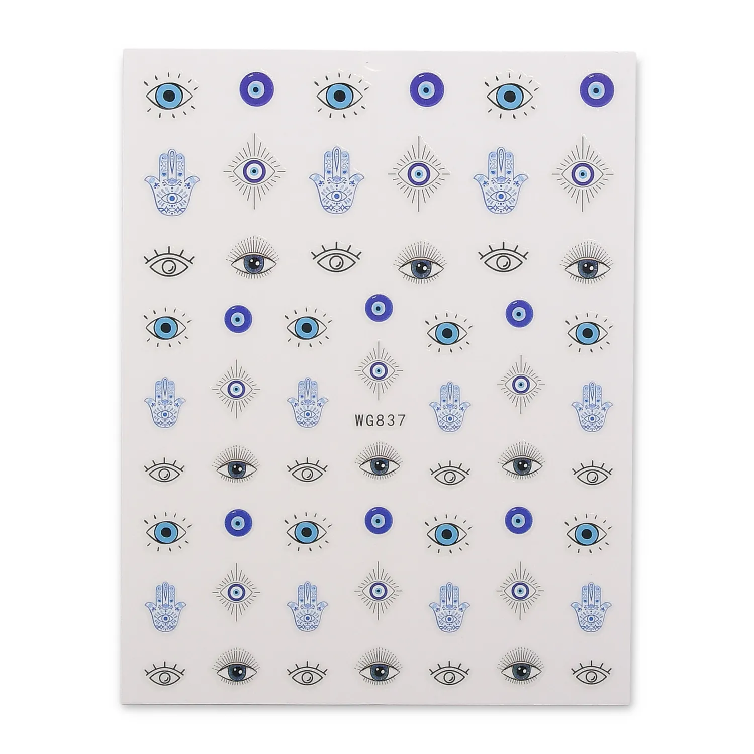 Moonflair Nail Art Stickers negle Evil Eye Mix