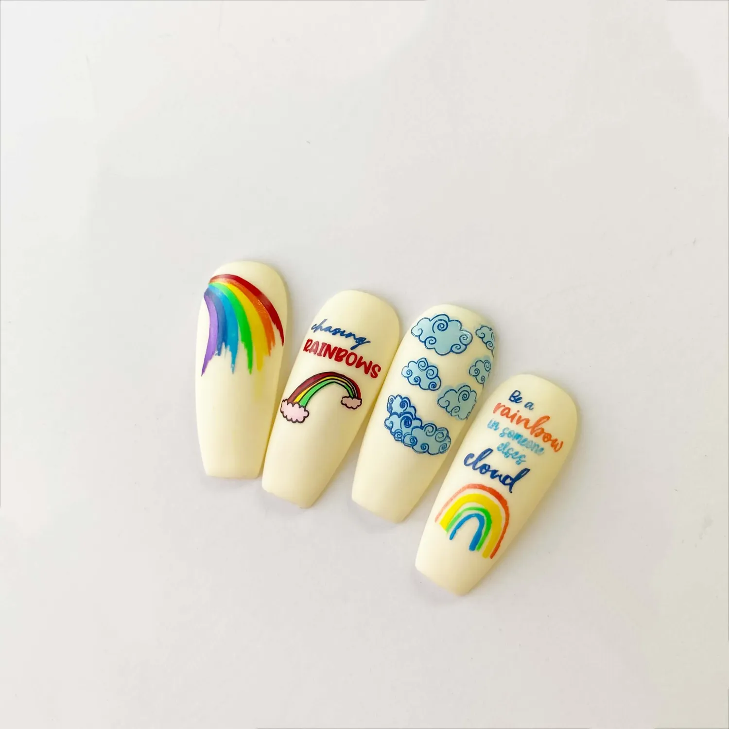Clear Jelly Stamper Chasing Rainbows CjS-296 stempelplade 14,5x9,5