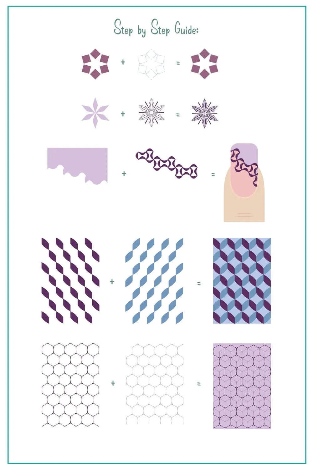 Clear Jelly Stamper CJS-336 stampingplade geometrisk