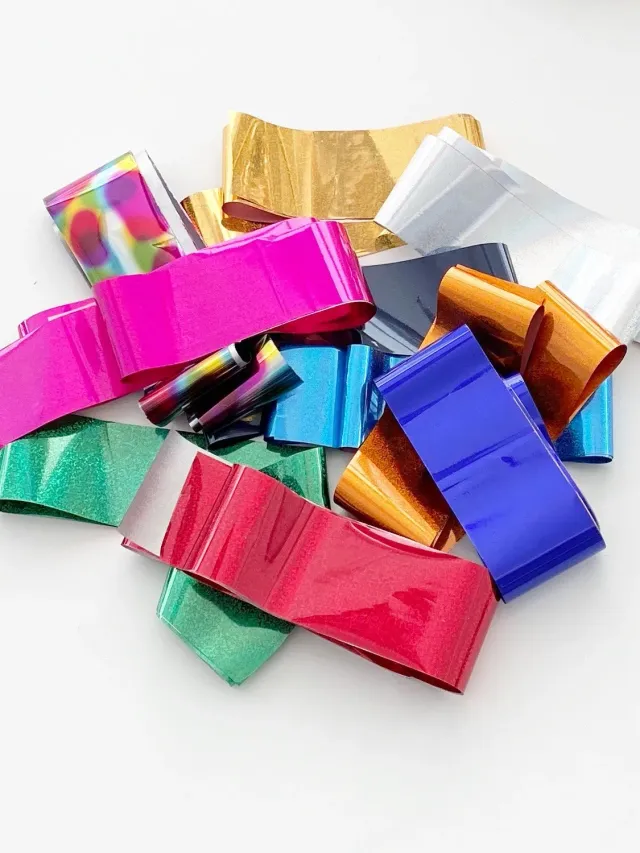 Clear Jelly Stamper Art Foil Collection 7 neglefolie 10 stk