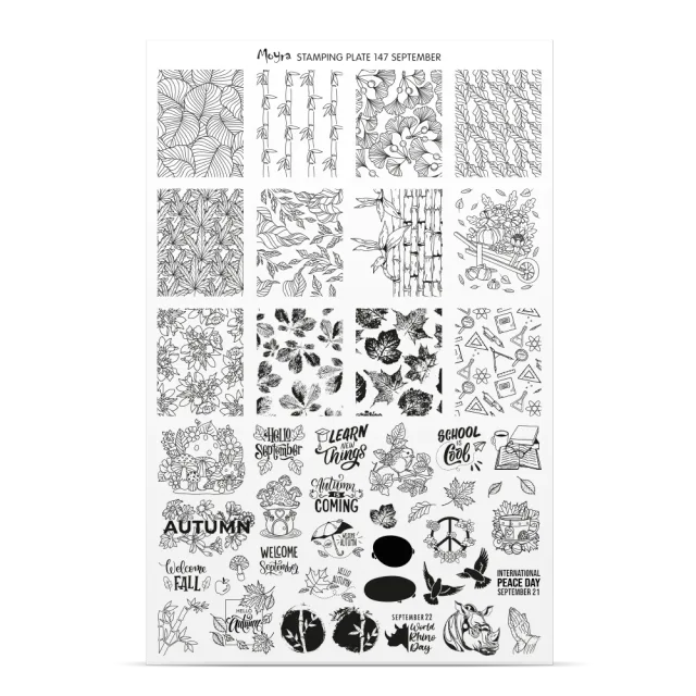 Moyra Try-on plate sheet No. 147 stamping